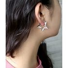 【コレカラ/collecala】の星とハートのワンタッチピアス[large] 星・シルバー|ID: prp329100003529951 ipo3291000000031901743