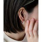 【コレカラ/collecala】の星とハートのワンタッチピアス[small ] ハート・シルバー|ID: prp329100003529958 ipo3291000000031901745