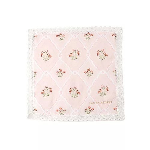 【ローラアシュレイホーム/LAURA ASHLEY HOME】のピンフォードトレリス レースガーゼタオルハンカチ インテリア・キッズ・メンズ・レディースファッション・服の通販 founy(ファニー) 　ファッション　Fashion　レディースファッション　WOMEN　おすすめ　Recommend　エレガント 上品　Elegant　ギフト プレゼント　Gift Present　タオル　Towel　ハンカチ　Handkerchief　プリント　Print　モチーフ　Motif　レース　Race　ベビーピンク|ID: prp329100003540497 ipo3291000000024802037