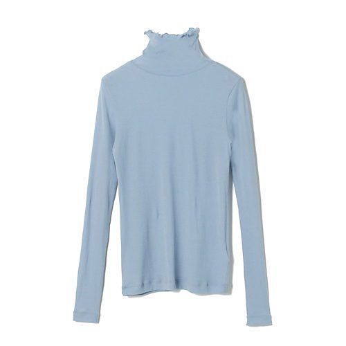 【スアデオ/suadeo】の強撚コットンシアータートルカットソー インテリア・キッズ・メンズ・レディースファッション・服の通販 founy(ファニー) 　ファッション　Fashion　レディースファッション　Fashion for Women　トップス・カットソー　Cut & Sew Tops　カットソー・ベーシックTシャツ　Cut-and-Sewn Tops / Stretch Tees & Basics　おすすめ　Recommended / Our Picks　インナー　Innerwear　ベーシック　Basic, Essential　ロング　Long, Long-Length　冬　Winter / This Winter　春　Spring　洗える　Machine Washable　秋　Autumn　サックスブルー|ID: prp329100003542412 ipo3291000000035743942