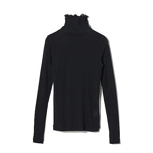 【スアデオ/suadeo】の強撚コットンシアータートルカットソー インテリア・キッズ・メンズ・レディースファッション・服の通販 founy(ファニー) ファッション Fashion レディースファッション Fashion for Women トップス・カットソー Cut & Sew Tops カットソー・ベーシックTシャツ Cut-and-Sewn Tops / Stretch Tees & Basics おすすめ Recommended / Our Picks インナー Innerwear ベーシック Basic, Essential ロング Long, Long-Length 冬 Winter / This Winter 春 Spring 洗える Machine Washable 秋 Autumn ブラック2|ID: prp329100003542412 ipo3291000000036601151