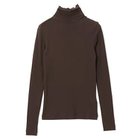 【スアデオ/suadeo】の強撚コットンシアータートルカットソー 人気、トレンドファッション・服の通販 founy(ファニー) ファッション Fashion レディースファッション Fashion for Women トップス・カットソー Cut & Sew Tops カットソー・ベーシックTシャツ Cut-and-Sewn Tops / Stretch Tees & Basics おすすめ Recommended / Our Picks インナー Innerwear ベーシック Basic, Essential ロング Long, Long-Length 冬 Winter / This Winter 春 Spring 洗える Machine Washable 秋 Autumn thumbnail ブラウン|ID: prp329100003542412 ipo3291000000036601154