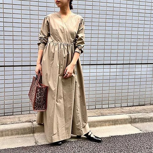 【トゥエルブクローゼット/12closet】の【洗える】カシュクールワンピース 人気、トレンドファッション・服の通販 founy(ファニー) 　ファッション　Fashion　レディースファッション　Fashion for Women　ワンピース　Dresses　タイプライター　Typewriter Fabric, Crisp Cotton　洗える　Machine Washable　秋　Autumn　長袖　Long Sleeve, Full Sleeve　other-3|ID: prp329100003553702 ipo3291000000031258277