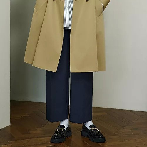 【トゥエルブクローゼット/12closet】の【福田麻琴さんコラボ】【洗える】セミワイドタックパンツ 人気、トレンドファッション・服の通販 founy(ファニー) 　ファッションモデル・俳優・女優　Models　女性　Women　福田麻琴　Fukuda Makoto　ファッション　Fashion　レディースファッション　Fashion for Women　パンツ　Pants & Trousers　おすすめ　Recommended / Our Picks　なめらか　Smooth, Silky Texture　コラボ　Collaboration, Collab　スニーカー　Sneakers, Trainers　センター　Center, Center Line　エレガント 上品　Elegant　人気　Popular, Best Seller　今季　This Season, Current Season　洗える　Machine Washable　other-2|ID: prp329100003553734 ipo3291000000032708021