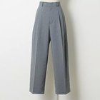 【トゥエルブクローゼット/12closet】の【コラボ】【洗える】セミワイドタックパンツ グレー1|ID:prp329100003553734