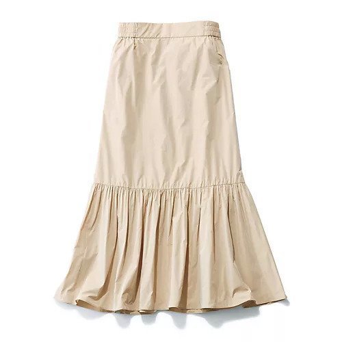 【イーバイエクラ/E by eclat】のメモリータフタティアードスカート インテリア・キッズ・メンズ・レディースファッション・服の通販 founy(ファニー) 　ファッション　Fashion　レディースファッション　Fashion for Women　スカート　Skirts　ティアードスカート　Tiered Skirts　タフタ　Taffeta, Structured Fabric　ティアード　Tiered, Tiered Style　ティアードスカート　Tiered Skirt, Flounced Skirt　フォルム　Silhouette, Form　洗える　Machine Washable　ベージュ|ID: prp329100003553766 ipo3291000000034955326