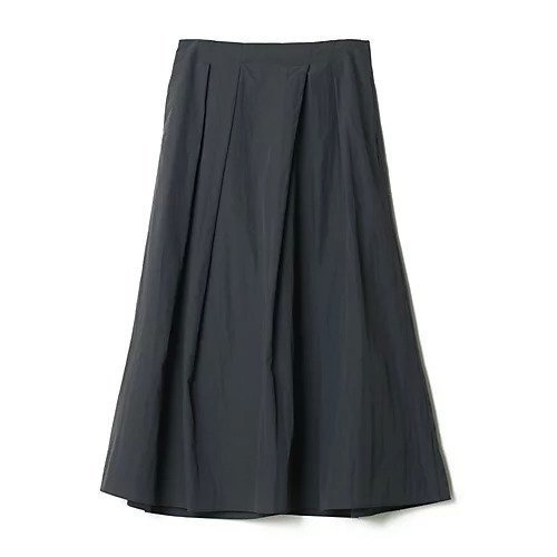 【イーバイエクラ/E by eclat】のタックフレアスカート インテリア・キッズ・メンズ・レディースファッション・服の通販 founy(ファニー) 　ファッション　Fashion　レディースファッション　Fashion for Women　スカート　Skirts　Aライン・フレアスカート　A-Line & Flared Skirts　洗える　Machine Washable　チャコールグレー|ID: prp329100003553768 ipo3291000000031067289