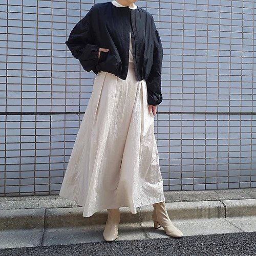 【イーバイエクラ/E by eclat】のタックフレアスカート 人気、トレンドファッション・服の通販 founy(ファニー) 　ファッション　Fashion　レディースファッション　Fashion for Women　スカート　Skirts　Aライン・フレアスカート　A-Line & Flared Skirts　洗える　Machine Washable　other-3|ID: prp329100003553768 ipo3291000000031255238