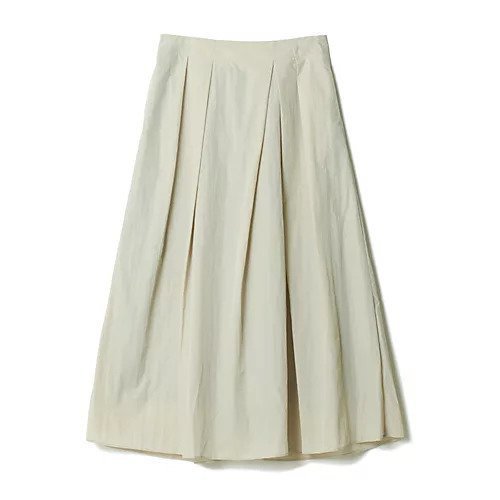 【イーバイエクラ/E by eclat】のタックフレアスカート インテリア・キッズ・メンズ・レディースファッション・服の通販 founy(ファニー) 　ファッション　Fashion　レディースファッション　Fashion for Women　スカート　Skirts　Aライン・フレアスカート　A-Line & Flared Skirts　洗える　Machine Washable　ライトベージュ|ID: prp329100003553768 ipo3291000000034955339