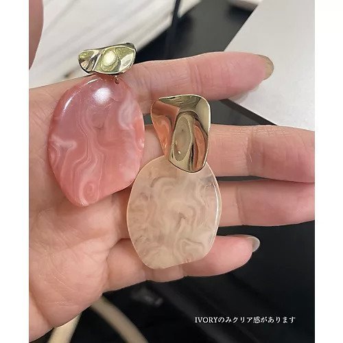 【マージュール/marjour】のTRANSLUCENT COLOR PLATE PIERCE 人気、トレンドファッション・服の通販 founy(ファニー) 　ファッション　Fashion　レディースファッション　WOMEN　オケージョン　Occasion　プレート　Plate　モチーフ　Motif　エレガント 上品　Elegant　other-2|ID: prp329100003558249 ipo3291000000031271352