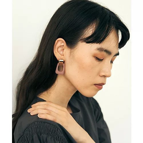 【マージュール/marjour】のROUND SQUARE PIERCE インテリア・キッズ・メンズ・レディースファッション・服の通販 founy(ファニー) 　ファッション　Fashion　レディースファッション　WOMEN　スクエア　Square　PINK|ID: prp329100003558250 ipo3291000000029581495
