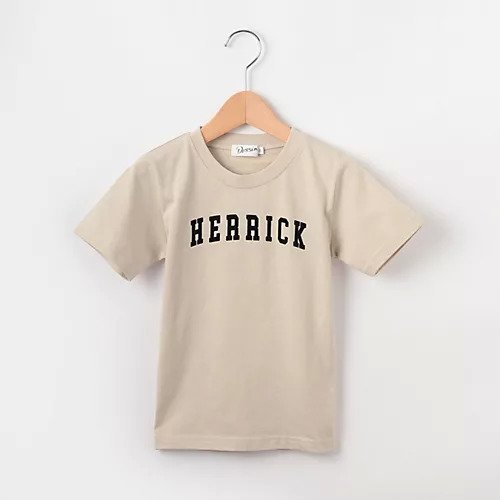 【デッサン/Dessin / KIDS】の【リンクコーデ】ロゴフロッキープリントTシャツ インテリア・キッズ・メンズ・レディースファッション・服の通販 founy(ファニー) 　ファッション　Fashion　キッズファッション　KIDS　カーゴパンツ　Cargo Pants　デニム　Denim　モチーフ　Motif　半袖　Short Sleeve　定番　Standard　ライトグレー|ID: prp329100003561890 ipo3291000000029895885