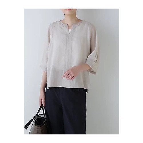 【ヒューマンウーマン/HUMAN WOMAN】の160/1ラミープルオーバー インテリア・キッズ・メンズ・レディースファッション・服の通販 founy(ファニー) https://founy.com/ ファッション Fashion レディースファッション Fashion for Women トップス・カットソー Cut & Sew Tops カジュアルプルオーバー・ニットトップス Pullovers & Knit Tops / Casual Pullovers おすすめ Recommended / Our Picks スタンダード Standard, Basic スリーブ Sleeve, Long Sleeve / Short Sleeve リラックス Relax, Relaxed Fit 定番 Standard, Basic Item |ID: prp329100003562113 ipo3291000000032037212