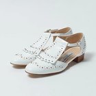 【ネブローニ/NEBULONI E】のスタッズつきウイングチップシューズ ホワイト|ID: prp329100003566592 ipo3291000000034899182