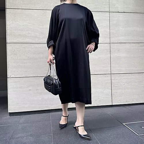 【ドメル/DOMELLE】のサテンドレス 人気、トレンドファッション・服の通販 founy(ファニー) 　ファッション　Fashion　レディースファッション　WOMEN　ワンピース　Dress　ドレス　Party Dresses　サテン　Satin　シンプル　Simple　ダブル　Double　ドレス　Dress　フォルム　Form　フロント　Front　エレガント 上品　Elegant　other-2|ID: prp329100003566897 ipo3291000000031304338