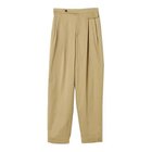 【イーバイエクラ/E by eclat】のタックテーパードパンツ ベージュ|ID: prp329100003567016 ipo3291000000030966084