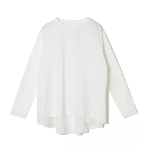 【エクラ/eclat】のバックフレアプルオーバー インテリア・キッズ・メンズ・レディースファッション・服の通販 founy(ファニー) ファッション Fashion レディースファッション Fashion for Women トップス・カットソー Cut & Sew Tops カジュアルプルオーバー・ニットトップス Pullovers & Knit Tops / Casual Pullovers バッグ Bags カットソー Cut and Sewn Top タイプライター Typewriter Fabric, Crisp Cotton フレア Flare, Flared フロント Front, Front Design ベーシック Basic, Essential 別注 Limited Edition, Custom Order 半袖 Short Sleeve, Half Sleeve 洗える Machine Washable 長袖 Long Sleeve, Full Sleeve オフホワイト|ID: prp329100003567215 ipo3291000000035430852