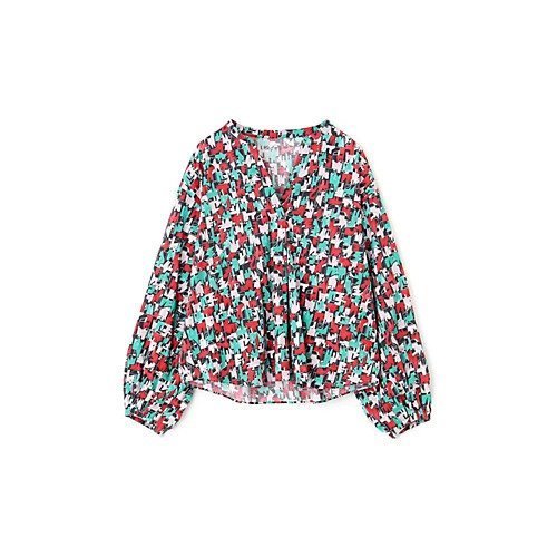 【ヒューマンウーマン/HUMAN WOMAN】のアートプリント・コラボブラウス 人気、トレンドファッション・服の通販 founy(ファニー) 　ファッション　Fashion　レディースファッション　Fashion for Women　トップス・カットソー　Cut & Sew Tops　シャツ・ブラウス・オフィスカジュアル　Elegant Blouses & Button-Ups　おすすめ　Recommended / Our Picks　インナー　Innerwear　コラボ　Collaboration, Collab　シンプル　Simple, Minimal　スキッパー　Skipper, Open Collar　スタンダード　Standard, Basic　セットアップ　Set-Up, Coordinated Outfit　デニム　Denim, Jeans Material　プリント　Print, Printed Pattern　ベスト　Vest, Waistcoat　手描き　Hand-Drawn, Illustrated　無地　Plain, Solid Color　other-2|ID: prp329100003576434 ipo3291000000031304022