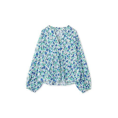 【ヒューマンウーマン/HUMAN WOMAN】のアートプリント・コラボブラウス 人気、トレンドファッション・服の通販 founy(ファニー) 　ファッション　Fashion　レディースファッション　Fashion for Women　トップス・カットソー　Cut & Sew Tops　シャツ・ブラウス・オフィスカジュアル　Elegant Blouses & Button-Ups　おすすめ　Recommended / Our Picks　インナー　Innerwear　コラボ　Collaboration, Collab　シンプル　Simple, Minimal　スキッパー　Skipper, Open Collar　スタンダード　Standard, Basic　セットアップ　Set-Up, Coordinated Outfit　デニム　Denim, Jeans Material　プリント　Print, Printed Pattern　ベスト　Vest, Waistcoat　手描き　Hand-Drawn, Illustrated　無地　Plain, Solid Color　other-3|ID: prp329100003576434 ipo3291000000031304024