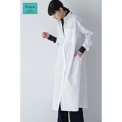 【ヒューマンウーマン/HUMAN WOMAN】のブロードシャツワンピース インテリア・キッズ・メンズ・レディースファッション・服の通販 founy(ファニー) 　ファッション　Fashion　レディースファッション　Fashion for Women　ワンピース　Dresses　シャツワンピース / 1枚で着映えコーデ　Shirt Dresses　おすすめ　Recommended / Our Picks　オレンジ　Orange　スタンダード　Standard, Basic　ストライプ　Stripe, Striped Pattern　ブロード　Broadcloth, Fine Cotton　ベーシック　Basic, Essential　ロング　Long, Long-Length　無地　Plain, Solid Color　ホワイト|ID: prp329100003578989 ipo3291000000034920634