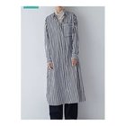 【ヒューマンウーマン/HUMAN WOMAN】のブロードシャツワンピース 人気、トレンドファッション・服の通販 founy(ファニー) ファッション Fashion レディースファッション Fashion for Women ワンピース Dresses シャツワンピース / 1枚で着映えコーデ Shirt Dresses おすすめ Recommended / Our Picks オレンジ Orange スタンダード Standard, Basic ストライプ Stripe, Striped Pattern ブロード Broadcloth, Fine Cotton ベーシック Basic, Essential ロング Long, Long-Length 無地 Plain, Solid Color thumbnail ネイビーストライプ|ID: prp329100003578989 ipo3291000000034920636