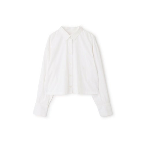 【ヒューマンウーマン/HUMAN WOMAN】のショート丈シャツ 人気、トレンドファッション・服の通販 founy(ファニー) 　ファッション　Fashion　レディースファッション　Fashion for Women　トップス・カットソー　Cut & Sew Tops　シャツ・ブラウス・オフィスカジュアル　Elegant Blouses & Button-Ups　おすすめ　Recommended / Our Picks　オレンジ　Orange　カフス　Cuff Design　コンパクト　Compact, Small Size　ショート　Short, Short Length　スタンダード　Standard, Basic　ストライプ　Stripe, Striped Pattern　トレンド　Trend, Trending Now　バランス　Balance, Style Balance　ブルゾン　Blouson, Bomber Jacket　ブロード　Broadcloth, Fine Cotton　ベーシック　Basic, Essential　ボトム　Bottoms, Lower Wear　無地　Plain, Solid Color　長袖　Long Sleeve, Full Sleeve　other-2|ID: prp329100003578990 ipo3291000000031304017