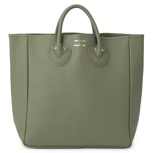 【ヤングアンドオルセン/YOUNG & OLSEN The DRYGOODS STORE】のEMBOSSED LEATHER TOTE M インテリア・キッズ・メンズ・レディースファッション・服の通販 founy(ファニー) 　ファッション　Fashion　レディースファッション　WOMEN　バッグ　Bag　ビジネス 仕事 通勤　Business　LT. OLIVE|ID: prp329100003590525 ipo3291000000031716051