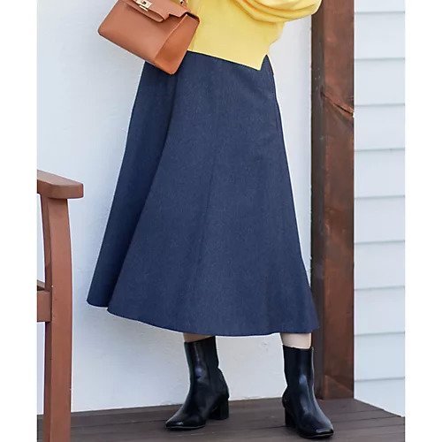 【リフレクト/Reflect】の【WEB限定カラーあり/洗える】デニム風ソフトマーメイドスカート インテリア・キッズ・メンズ・レディースファッション・服の通販 founy(ファニー) 　ファッション　Fashion　レディースファッション　WOMEN　スカート　Skirt　おすすめ　Recommend　インナー　Inner　ストレッチ　Stretch　デニム　Denim　トレンド　Trend　フレア　Flare　ボトム　Bottom　ポケット　Pocket　エレガント 上品　Elegant　洗える　Washable　ネイビー|ID: prp329100003592835 ipo3291000000026208295
