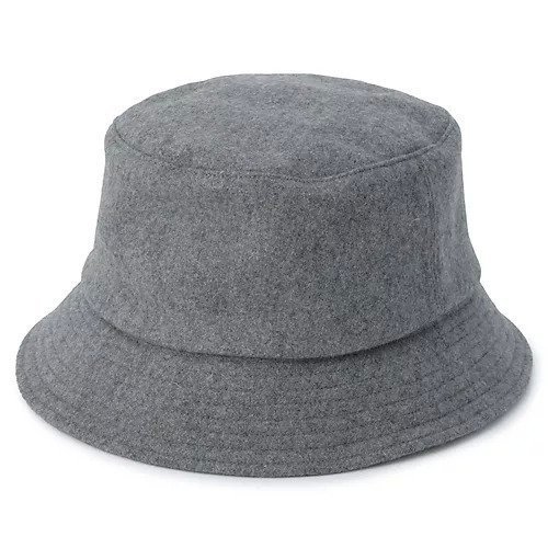 【キジマ タカユキ/KIJIMA TAKAYUKI】のMELTON BUCKET HAT インテリア・キッズ・メンズ・レディースファッション・服の通販 founy(ファニー) ファッション Fashion レディースファッション Fashion for Women キャップ&ハット Hats & Caps 2023年 2023 2023-2024秋冬・A/W Autumn/Winter 2023–24 AW23–24 シンプル Simple, Minimal フェルト Felt, Felt Fabric ブローチ Brooch, Pin Brooch メルトン Melton, Heavy Wool ロング Long, Long-Length 人気 Popular, Best Seller GRAY|ID: prp329100003621788 ipo3291000000034366887