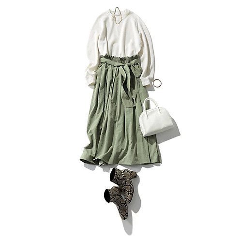 【イーバイエクラ/E by eclat】のリボンつき華やかスカート 人気、トレンドファッション・服の通販 founy(ファニー) 　ファッション　Fashion　レディースファッション　Fashion for Women　スカート　Skirts　ギャザー　Gathered, Ruffled　タフタ　Taffeta, Structured Fabric　リボン　Ribbon, Bow　洗える　Machine Washable　other-3|ID: prp329100003628791 ipo3291000000034955460