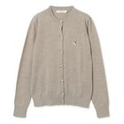 【メゾン キツネ/MAISON KITSUNE】のFOX HEAD PATCH ADJUSTED R-NECK CARDIGAN BEIGE MELANGE|ID: prp329100003635600 ipo3291000000027523825