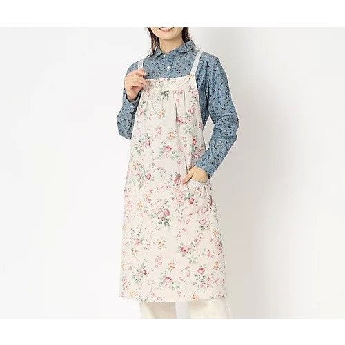 【ローラアシュレイホーム/LAURA ASHLEY HOME / GOODS】のマウントニーガーデン柄 エプロン 人気、トレンドファッション・服の通販 founy(ファニー) 　おすすめ　Recommend　ギャザー　Gather　コレクション　Collection　フェミニン　Feminine　プリント　Print　ポケット　Pocket　 other-1|ID: prp329100003643512 ipo3291000000029895652