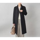 【アンタイトル/UNTITLED】の【日本製/2WAY衿】スタンドカラー ロングコート 人気、トレンドファッション・服の通販 founy(ファニー) ファッション Fashion レディースファッション WOMEN アウター Coat Outerwear コート Coats キュプラ Cupra スタンド Stand ストライプ Stripe チェーン Chain バランス Balance ポケット Pocket ロング Long エレガント 上品 Elegant 定番 Standard 日本製 Made In Japan thumbnail ブラック|ID: prp329100003643527 ipo3291000000028685130