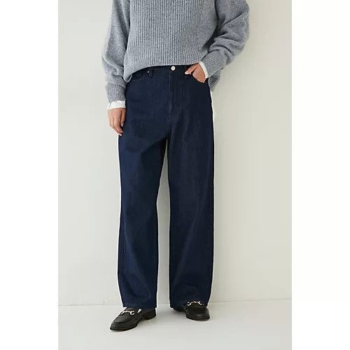【ヒューマンウーマン/HUMAN WOMAN】のセミワイドデニム インテリア・キッズ・メンズ・レディースファッション・服の通販 founy(ファニー) https://founy.com/ ファッション Fashion レディースファッション WOMEN おすすめ Recommend ビッグ Big フィット Fit 定番 Standard |ID: prp329100003654202 ipo3291000000030966875