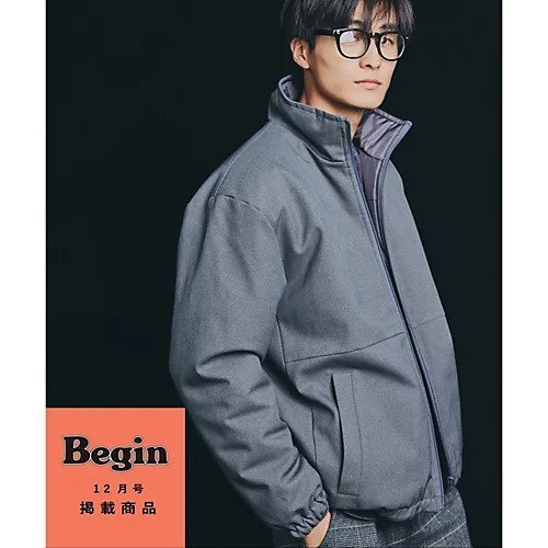 【ザ ショップ ティーケー/THE SHOP TK / MEN】のサーモライトリバーシブルスタンドカラーブルゾン インテリア・キッズ・メンズ・レディースファッション・服の通販 founy(ファニー) 　ファッション　Fashion　メンズファッション　MEN　12月号　December Issue　おすすめ　Recommend　タフタ　Taffeta　ポケット　Pocket　リバーシブル　Reversible　エレガント 上品　Elegant　定番　Standard　雑誌　Magazine　チャコールグレー|ID: prp329100003656183 ipo3291000000029583332