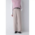 【ヒューマンウーマン/HUMAN WOMAN】のセンタープレスセミワイドパンツ グレージュ|ID: prp329100003656442 ipo3291000000030966565