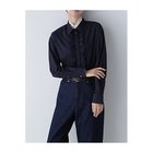 【ヒューマンウーマン/HUMAN WOMAN】のフロントフリルブラウス 人気、トレンドファッション・服の通販 founy(ファニー) ファッション Fashion レディースファッション WOMEN トップス・カットソー Tops/Tshirt シャツ/ブラウス Shirts/Blouses おすすめ Recommend クラシカル Classical コンパクト Compact ショート Short スタンダード Standard バランス Balance フリル Frills ボトム Bottom thumbnail ネイビー|ID: prp329100003656817 ipo3291000000024155213