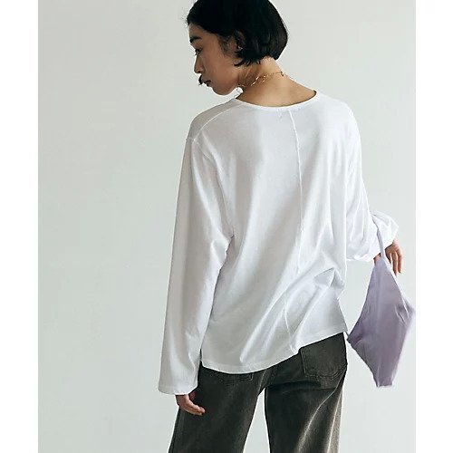 【マージュール/marjour】のCOTTON MODAL TEE インテリア・キッズ・メンズ・レディースファッション・服の通販 founy(ファニー) https://founy.com/ ファッション Fashion レディースファッション Fashion for Women インナー Innerwear エアリー Airy Texture カーディガン Cardigan, Knitwear キャミソール Camisole, Spaghetti Strap Top ストレッチ Stretch, Stretchy Fabric とろみ Fluid, Flowy Fabric トレンド Trend, Trending Now 長袖 Long Sleeve, Full Sleeve ベスト Vest, Waistcoat ベーシック Basic, Essential ロング Long, Long-Length |ID: prp329100003657949 ipo3291000000024038771