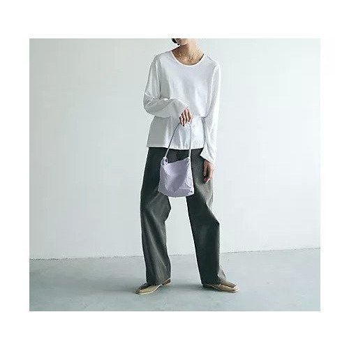 【マージュール/marjour】のCOTTON MODAL TEE 人気、トレンドファッション・服の通販 founy(ファニー) 　ファッション　Fashion　レディースファッション　Fashion for Women　インナー　Innerwear　エアリー　Airy Texture　カーディガン　Cardigan, Knitwear　キャミソール　Camisole, Spaghetti Strap Top　ストレッチ　Stretch, Stretchy Fabric　とろみ　Fluid, Flowy Fabric　トレンド　Trend, Trending Now　長袖　Long Sleeve, Full Sleeve　ベスト　Vest, Waistcoat　ベーシック　Basic, Essential　ロング　Long, Long-Length　other-3|ID: prp329100003657949 ipo3291000000031304156