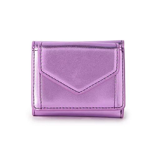 【オペークドットクリップ/OPAQUE.CLIP】のメタリックエンベロープミニウォレット インテリア・キッズ・メンズ・レディースファッション・服の通販 founy(ファニー) https://founy.com/ ファッション Fashion レディースファッション WOMEN おすすめ Recommend コイン Coin コンパクト Compact シルバー Silver トレンド Trend パープル Purple ポケット Pocket メタリック Metallic ラップ Wrap |ID: prp329100003658784 ipo3291000000026285616