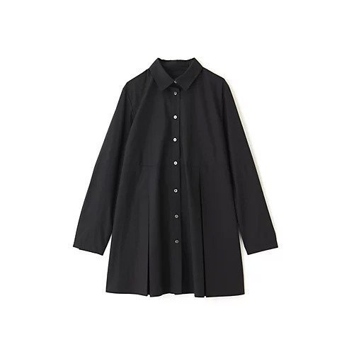 【ヒューマンウーマン/HUMAN WOMAN】のボックスタックロングブラウス 人気、トレンドファッション・服の通販 founy(ファニー) 　ファッション　Fashion　レディースファッション　Fashion for Women　トップス・カットソー　Cut & Sew Tops　シャツ・ブラウス・オフィスカジュアル　Elegant Blouses & Button-Ups　おすすめ　Recommended / Our Picks　スタンダード　Standard, Basic　タイプライター　Typewriter Fabric, Crisp Cotton　フレア　Flare, Flared　ボックス　Boxy, Box Shape　ボトム　Bottoms, Lower Wear　リラックス　Relax, Relaxed Fit　ロング　Long, Long-Length　ワッシャー　Washer, Crinkled Finish　半袖　Short Sleeve, Half Sleeve　other-2|ID: prp329100003667934 ipo3291000000031304034