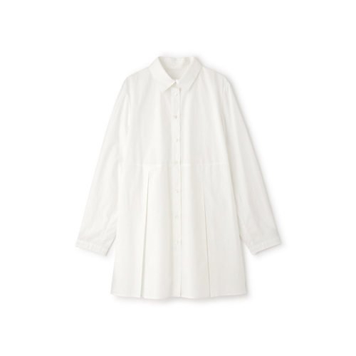 【ヒューマンウーマン/HUMAN WOMAN】のボックスタックロングブラウス 人気、トレンドファッション・服の通販 founy(ファニー) 　ファッション　Fashion　レディースファッション　Fashion for Women　トップス・カットソー　Cut & Sew Tops　シャツ・ブラウス・オフィスカジュアル　Elegant Blouses & Button-Ups　おすすめ　Recommended / Our Picks　スタンダード　Standard, Basic　タイプライター　Typewriter Fabric, Crisp Cotton　フレア　Flare, Flared　ボックス　Boxy, Box Shape　ボトム　Bottoms, Lower Wear　リラックス　Relax, Relaxed Fit　ロング　Long, Long-Length　ワッシャー　Washer, Crinkled Finish　半袖　Short Sleeve, Half Sleeve　other-3|ID: prp329100003667934 ipo3291000000031304036