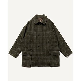 【アプレッセ/A.PRESSE / MEN】のHunting Half Coat 人気、トレンドファッション・服の通販 founy(ファニー) ファッション Fashion メンズファッション Fashion for Men アウター Men's Coats Outerwear クラシック Classic, Timeless Style コレクション Collection, Seasonal Line ツイード Twill, Twill Weave パッチ Patch, Appliqué |ID:prp329100003675490