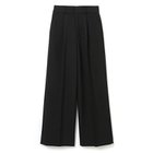 【エムセブンデイズ/M7days】のすっきり見えワンタックパンツ 人気、トレンドファッション・服の通販 founy(ファニー) ファッション Fashion レディースファッション WOMEN パンツ Pants センター Center ツイル Twill ベーシック Basic ワイド Wide 洗える Washable thumbnail ブラック|ID: prp329100003681971 ipo3291000000031805774