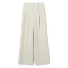 【エムセブンデイズ/M7days】のすっきり見えワンタックパンツ 人気、トレンドファッション・服の通販 founy(ファニー) ファッション Fashion レディースファッション WOMEN パンツ Pants センター Center ツイル Twill ベーシック Basic ワイド Wide 洗える Washable thumbnail ベージュ|ID: prp329100003681971 ipo3291000000031805775