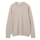 【メゾン キツネ/MAISON KITSUNE】のFOX HEAD PATCH REGULAR R-NECK JUMPER BEIGE MELANGE|ID: prp329100003685370 ipo3291000000027523673