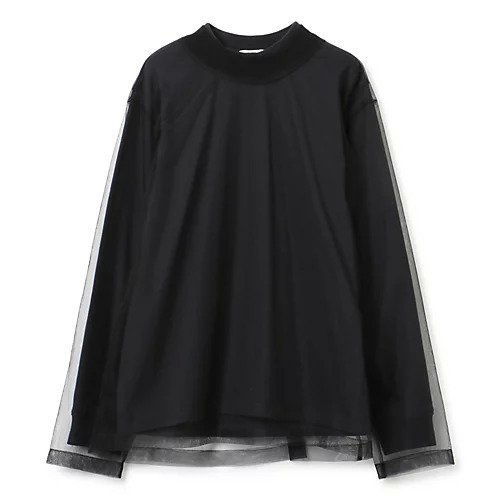 【チカ キサダ/CHIKA KISADA】のチュールTシャツ インテリア・キッズ・メンズ・レディースファッション・服の通販 founy(ファニー) https://founy.com/ ファッション Fashion レディースファッション WOMEN トップス・カットソー Tops/Tshirt シャツ/ブラウス Shirts/Blouses ロング / Tシャツ T-Shirts シンプル Simple チュール Tulle メタル Metal モックネック Mock Neck ロング Long 洗える Washable |ID: prp329100003685382 ipo3291000000024208404