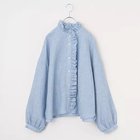 【トゥエルブクローゼット/12closet】の【石上美津江さんコラボ】【洗える】リネンフリルブラウス ストライプ|ID: prp329100003704369 ipo3291000000036325855