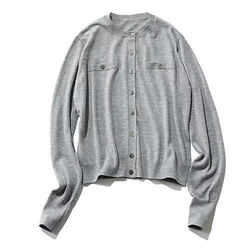 【エムセブンデイズ/M7days】のラメフェイクポケット付きカーディガン 人気、トレンドファッション・服の通販 founy(ファニー) 　ファッション　Fashion　レディースファッション　Fashion for Women　トップス・カットソー　Cut & Sew Tops　カーディガン・羽織り　Layered Style Cardigans　アンサンブル　Ensemble Set　カーディガン　Cardigan, Knitwear　コンパクト　Compact, Small Size　シルバー　Silver, Metallic Silver　ホリデーシーズン　Holiday Season　リブニット　Rib Knit, Ribbed Knit　エレガント 上品　Elegant　 other-1|ID: prp329100003718602 ipo3291000000032037213