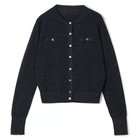 【エムセブンデイズ/M7days】のラメフェイクポケット付きカーディガン ネイビー|ID: prp329100003718602 ipo3291000000036319852